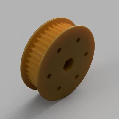 Bánh răng đai HTD 42 răng 15mm trục lục giác cho robot FRC
