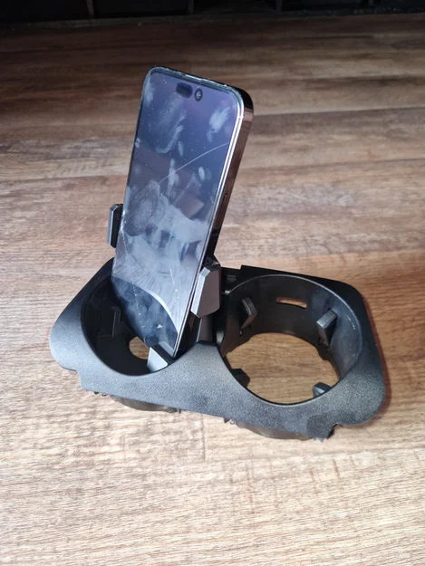 Giá đỡ điện thoại tiện lợi lắp đặt trong khay để ly xe hơi - Image 5