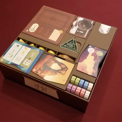 Insert/Organizer Parks: vừa cả 2 expansions, bài bọc sleeves & resource trays zin