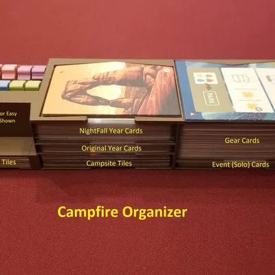 Insert/Organizer Parks: vừa cả 2 expansions, bài bọc sleeves & resource trays zin