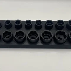 Giá giữ impact socket Mac Tools 10–24mm 1/2" Drive (Deep & Shallow)