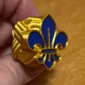 Woggle hoa bách hợp Hướng đạo quốc tế (International scout fleur de lis woggle) - Thumbnail 2