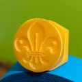 Woggle hoa bách hợp Hướng đạo quốc tế (International scout fleur de lis woggle) - Thumbnail 3
