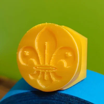 Woggle hoa bách hợp Hướng đạo quốc tế (International scout fleur de lis woggle)