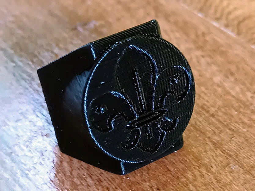 Woggle hoa bách hợp Hướng đạo quốc tế (International scout fleur de lis woggle) - Image 5