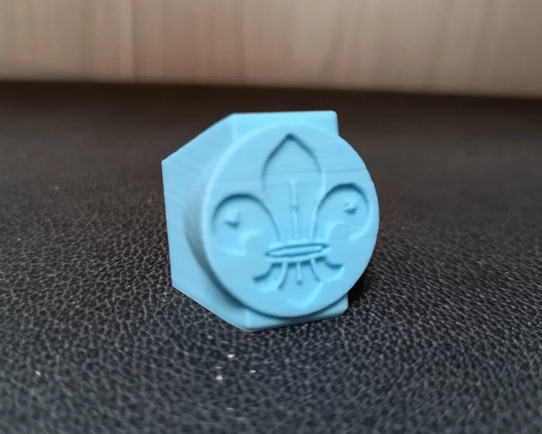 Woggle hoa bách hợp Hướng đạo quốc tế (International scout fleur de lis woggle) - Image 6