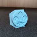Woggle hoa bách hợp Hướng đạo quốc tế (International scout fleur de lis woggle) - Thumbnail 6
