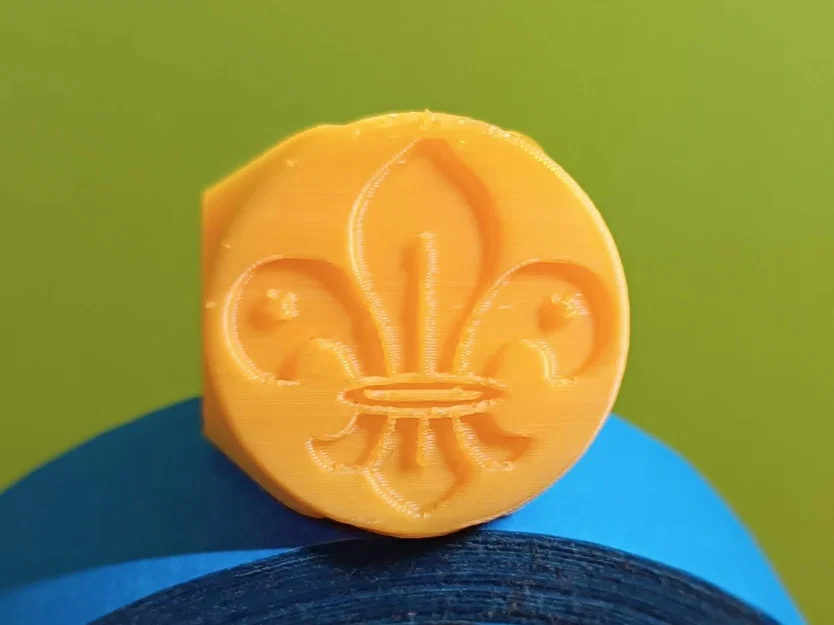 Woggle hoa bách hợp Hướng đạo quốc tế (International scout fleur de lis woggle) - Image 8