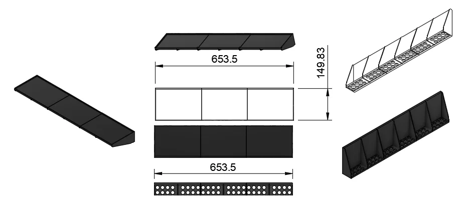 Phụ kiện hệ Thread Board gắn tường (Thread Board Wall Mounting System Accessories) - Image 5
