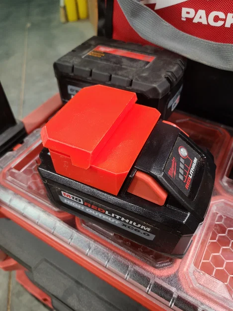Ngàm Gắn Pin Milwaukee Packout M18 (Milwaukee Packout M18 Battery Holder) - Image 2