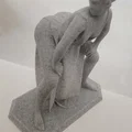 Mô hình tượng nghệ thuật có đế in 3D (Twerking Statue with Base) - Thumbnail 1