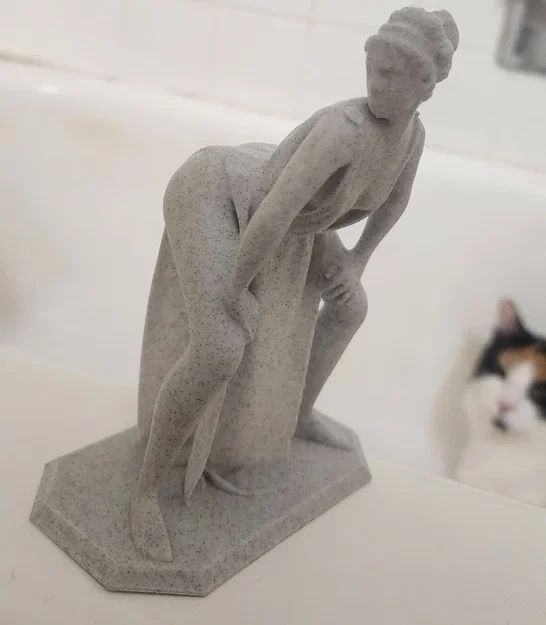 Mô hình tượng nghệ thuật có đế in 3D (Twerking Statue with Base) - Image 2