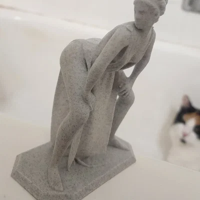 Mô hình tượng nghệ thuật có đế in 3D (Twerking Statue with Base)