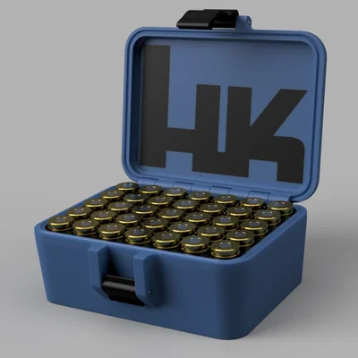 Hộp đạn 9x19 HK (9mm Luger ammo box)