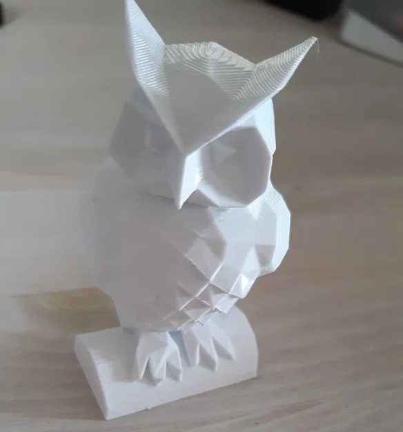 Mô hình cú mèo Low Poly trang trí bàn làm việc nghệ thuật - Image 1