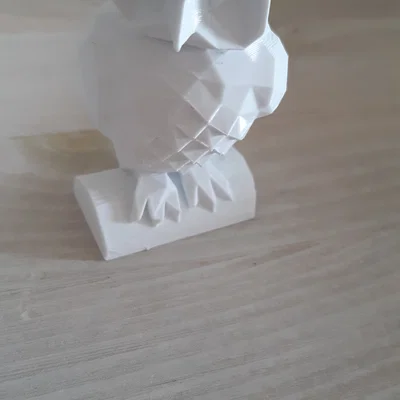 Mô hình cú mèo Low Poly trang trí bàn làm việc nghệ thuật