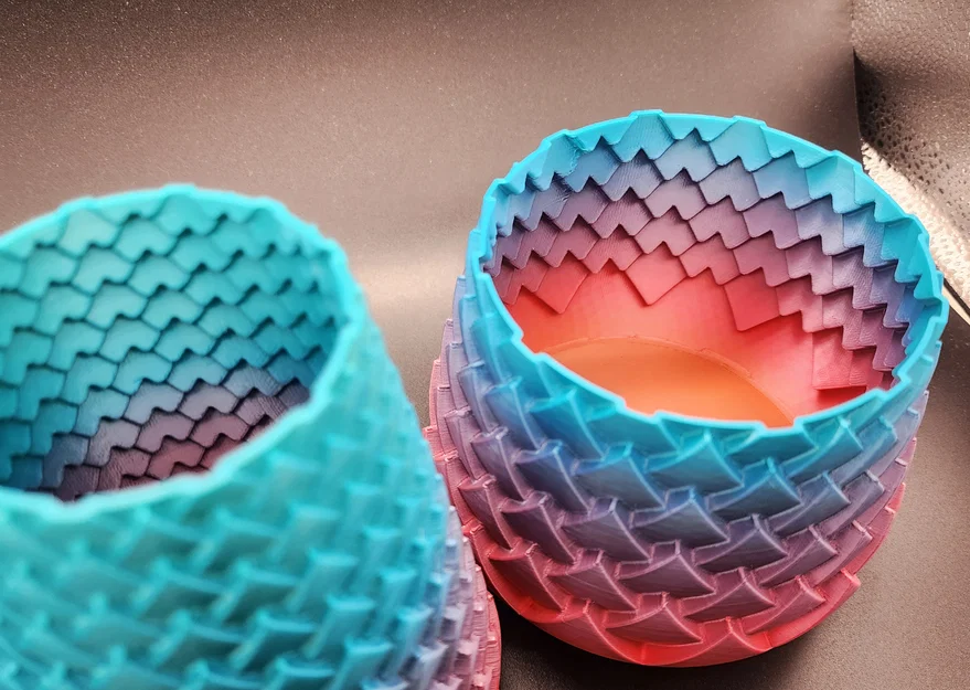 Bình Hoa Xoắn Ốc Lotus Spiral Vases V1 - Image 4