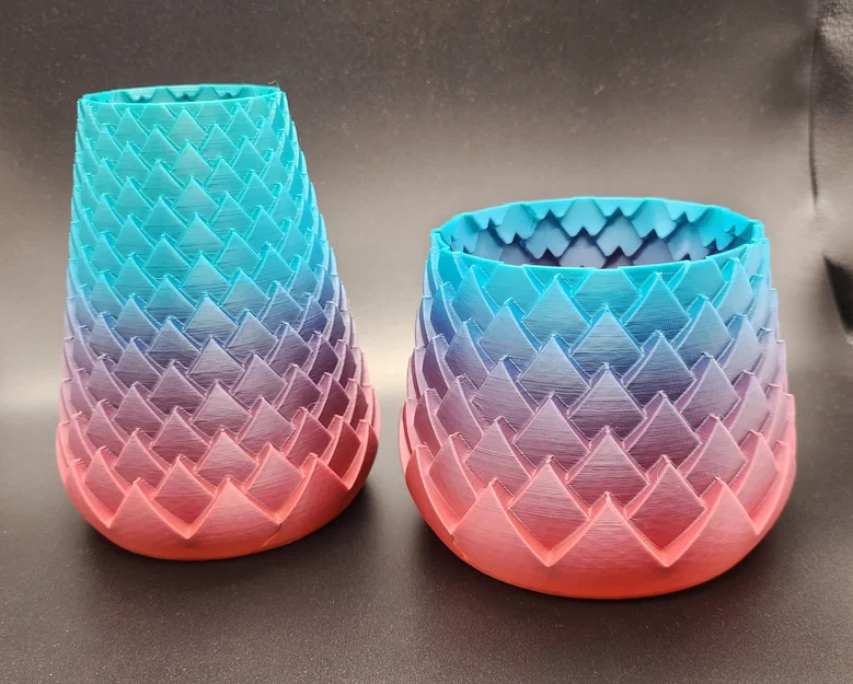 Bình Hoa Xoắn Ốc Lotus Spiral Vases V1 - Image 5