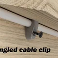 Kẹp dây (Cable clip) gắn góc tường và mái hiên - Thumbnail 1