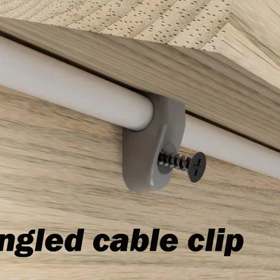 Kẹp dây (Cable clip) gắn góc tường và mái hiên