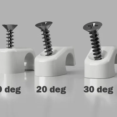 Kẹp dây (Cable clip) gắn góc tường và mái hiên