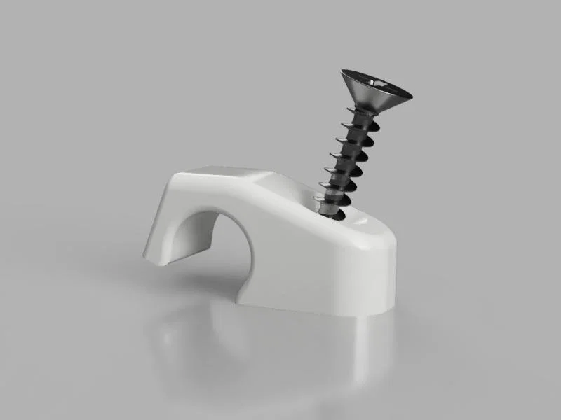 Kẹp dây (Cable clip) gắn góc tường và mái hiên - Image 5