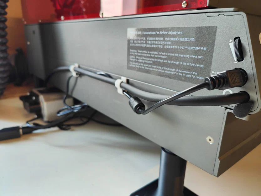 Bộ kẹp quản lý dây cáp cho máy khắc laser Creality Falcon 2 Pro - Image 1