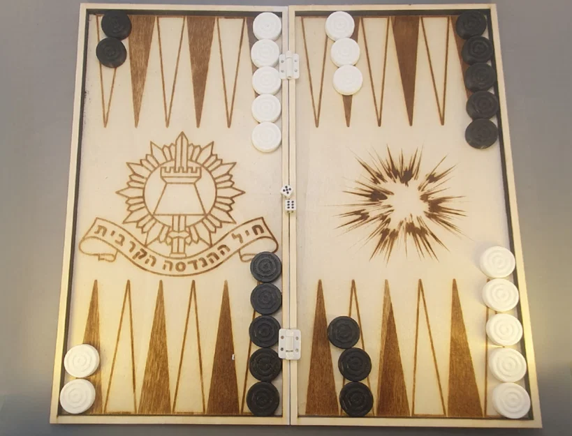 Backgammon - Laser Cut - Image 1