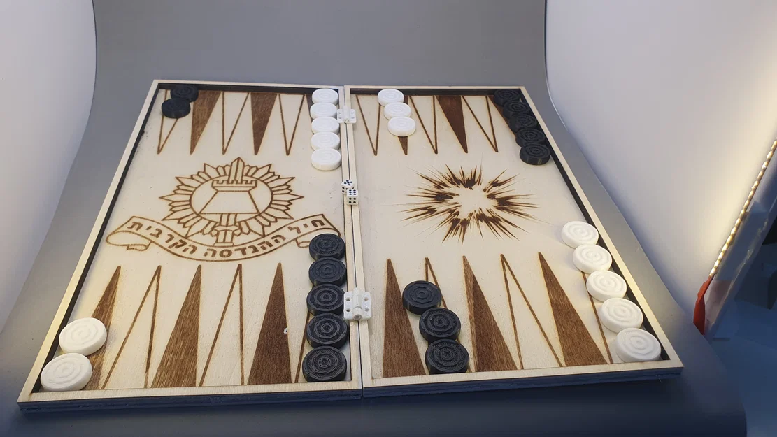 Backgammon - Laser Cut - Image 2