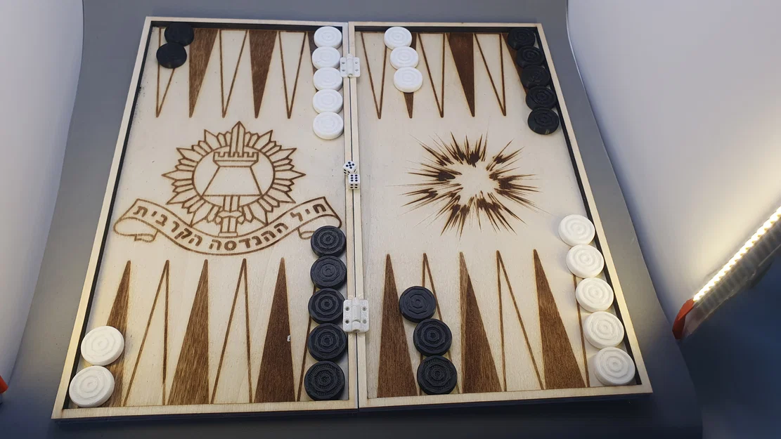 Backgammon - Laser Cut - Image 3
