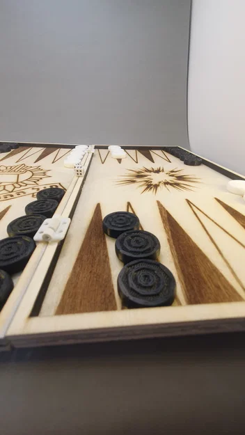 Backgammon - Laser Cut - Image 7
