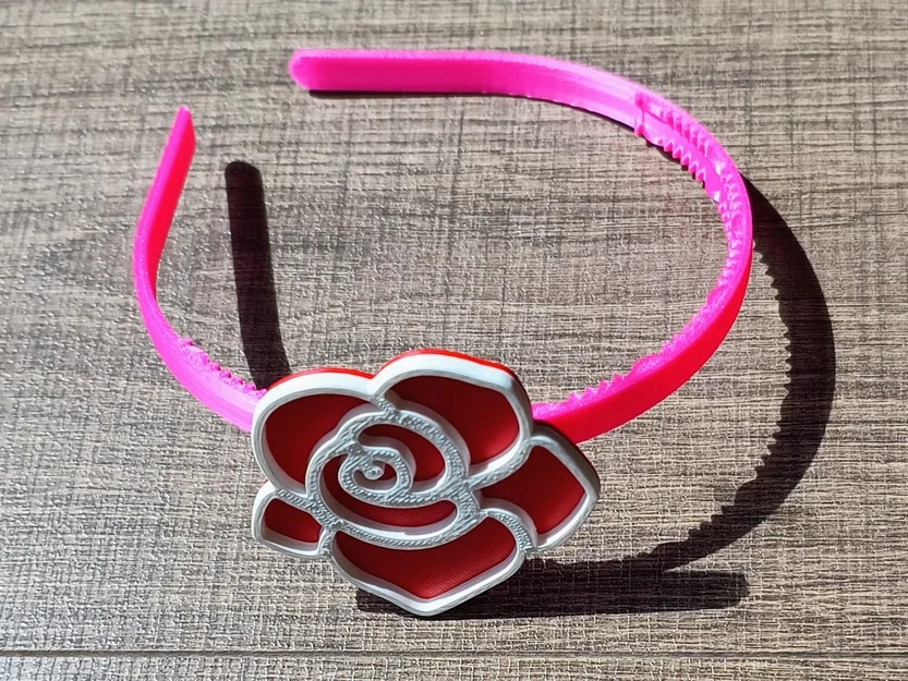 Băng đô kèm hoa (Headband with flower / headband) - Image 3