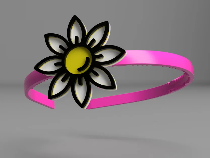 Băng đô kèm hoa (Headband with flower / headband) - Image 4