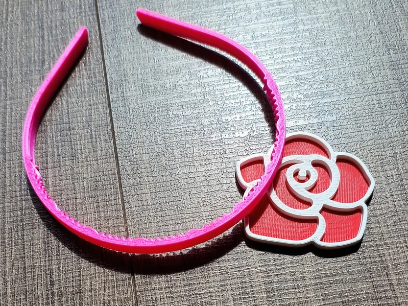 Băng đô kèm hoa (Headband with flower / headband) - Image 7