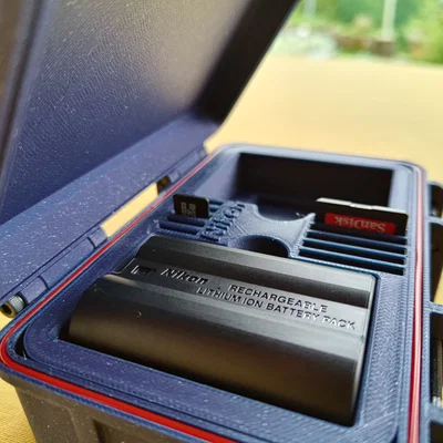 Khay insert hộp đựng pin Nikon và thẻ SD + CFexpress B