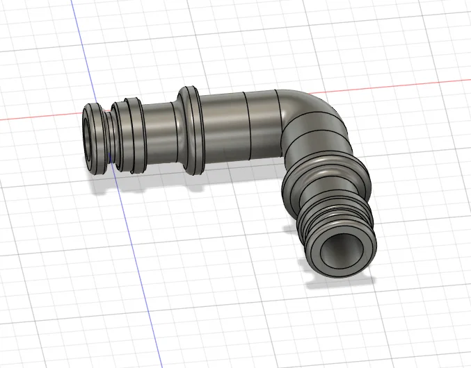 Khớp nối ống nước chữ L cho vườn nhà (Garden Hose L coupler) - Image 1