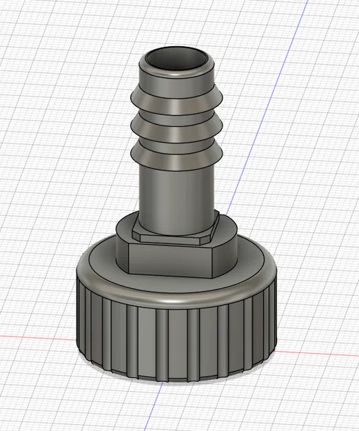 Adapter ống tưới 16 mm sang hệ Gardena/ống nước làm vườn (ren 3/4") - Image 1