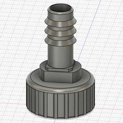 Adapter ống tưới 16 mm sang hệ Gardena/ống nước làm vườn (ren 3/4")