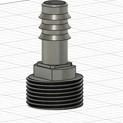 Vít adapter ống tưới 16 mm sang garden hose/Gardena ren 3/4"