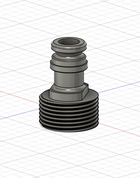 Đầu chuyển ống Gardena/Gardenhose sang ren 3/4 inch (screw adapter) - Image 1