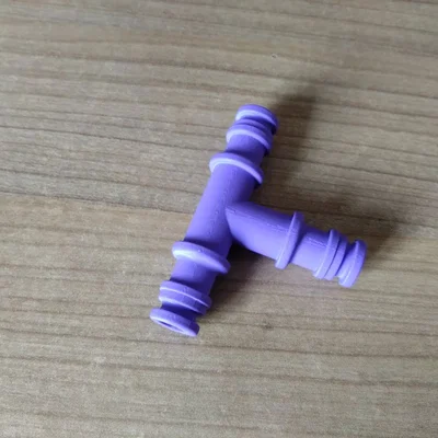 Đầu nối ống nước chữ T dạng nhanh (Gardena style) cho hệ thống tưới cây