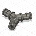 Đầu nối chia nước hình chữ Y cho ống tưới vườn 3D Printing - Thumbnail 1