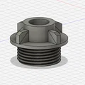 Adapter ren vòi nước tưới cây (Garden Hose) cho hệ thống tưới - Thumbnail 1