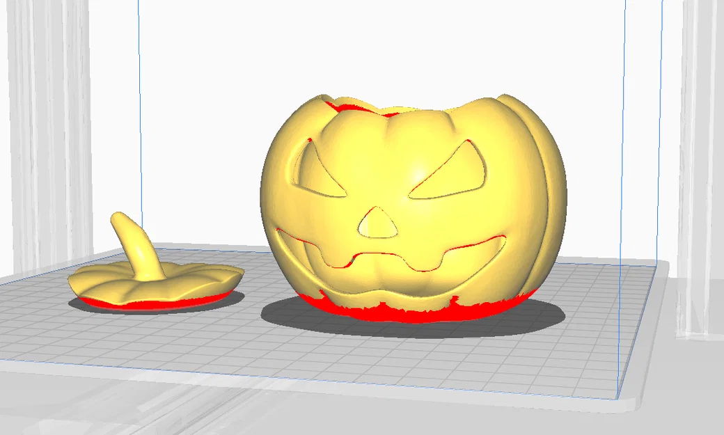 Mô hình quả bí ngô trang trí Halloween in 3D độc đáo - Image 2