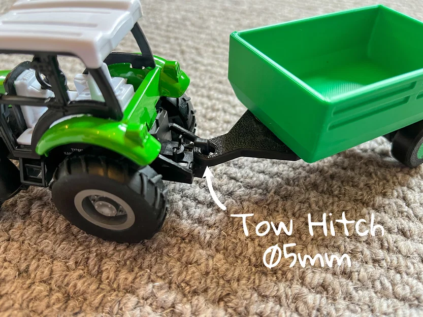 Rơ-moóc xe máy kéo đồ chơi (nhỏ) | Toy Tractor Trailer (small) - Image 3