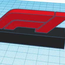 Mô hình logo Formula 1 (F1) in 3D trang trí siêu đẹp