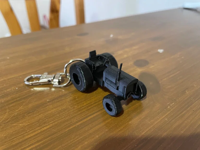 Móc khóa xe máy cày 3D độc đáo - File in 3D cho người yêu nông nghiệp - Image 1