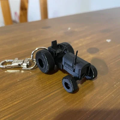 Móc khóa xe máy cày 3D độc đáo - File in 3D cho người yêu nông nghiệp