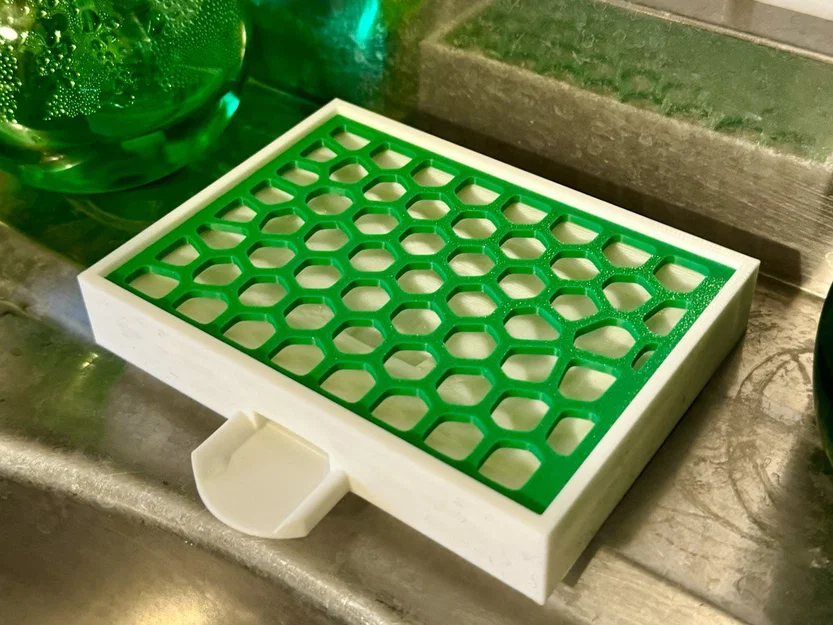 Giá để miếng bọt biển nhà bếp Voronoi – 2 phiên bản - Image 4