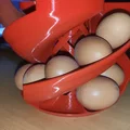Khay Đựng Trứng Xoắn Ốc Tự Lăn Thông Minh Cho Tủ Lạnh - Thumbnail 2